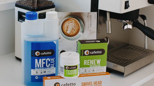 What cleaning products should I use to clean my espresso machine?