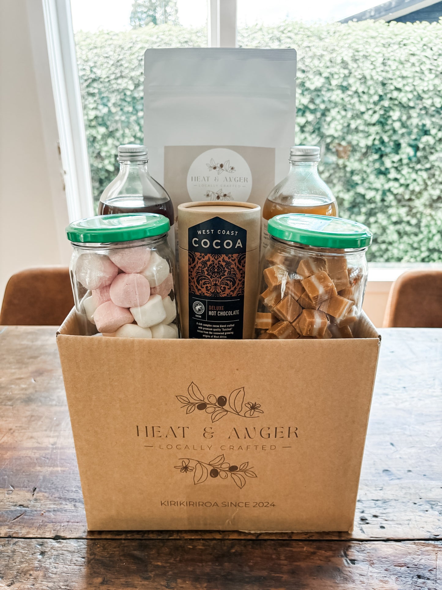 Coffee lover's gift basket
