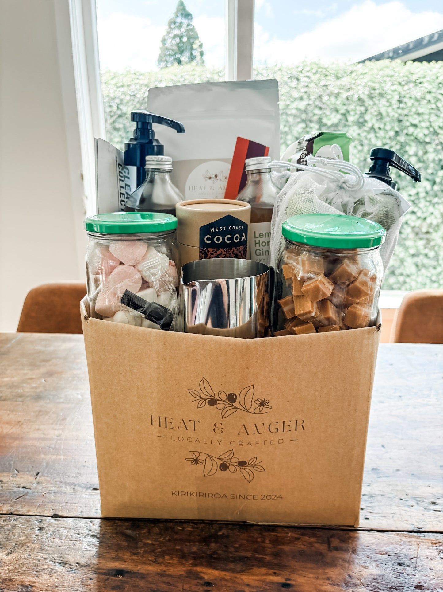 Coffee lover's gift basket