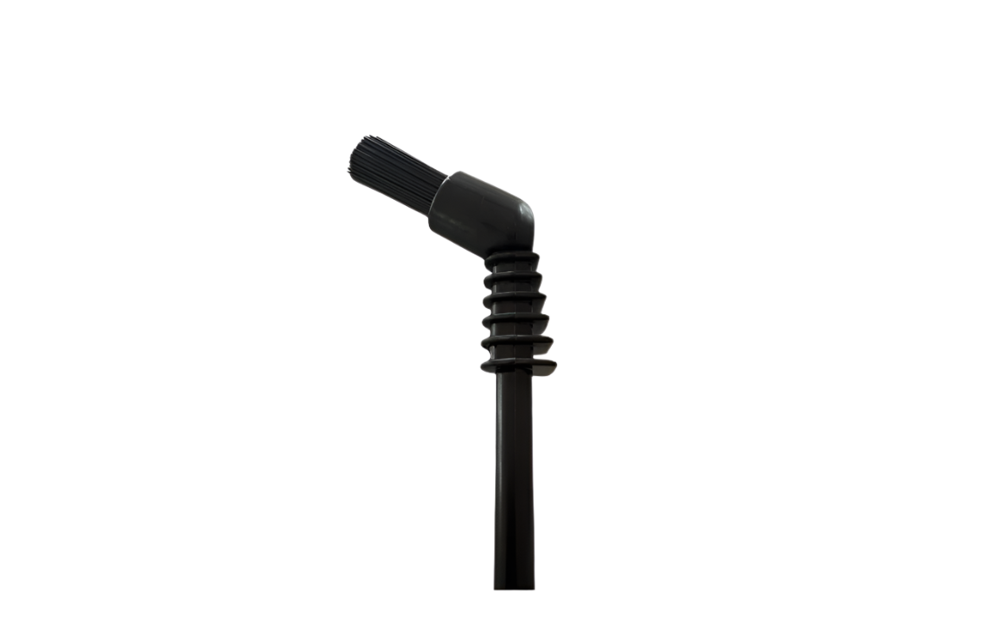 Coffee machine head cleaning brush