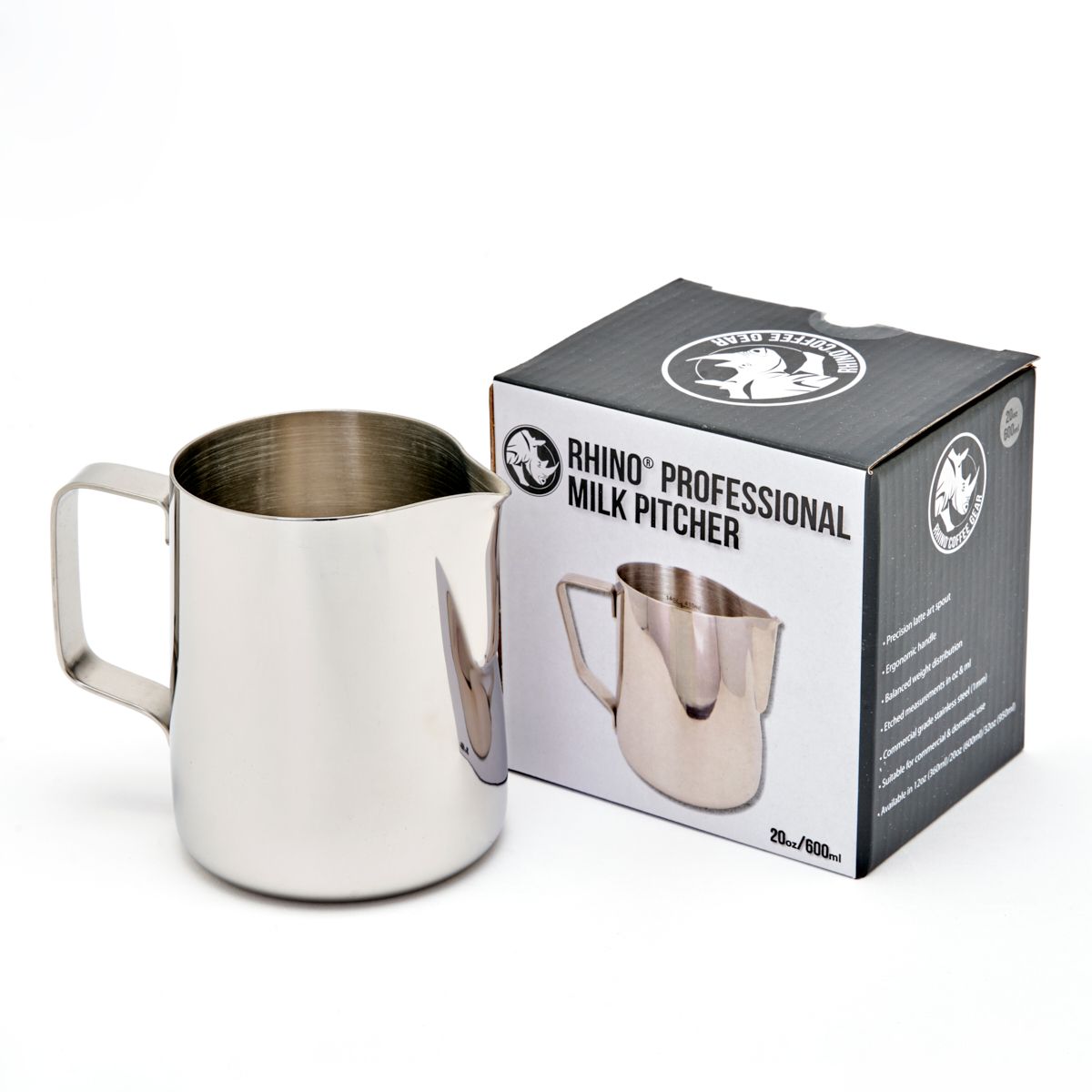 Rhino Pro milk jug, various sizes
