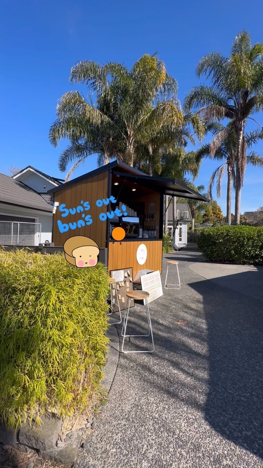 We're running our coffee cart on solar!