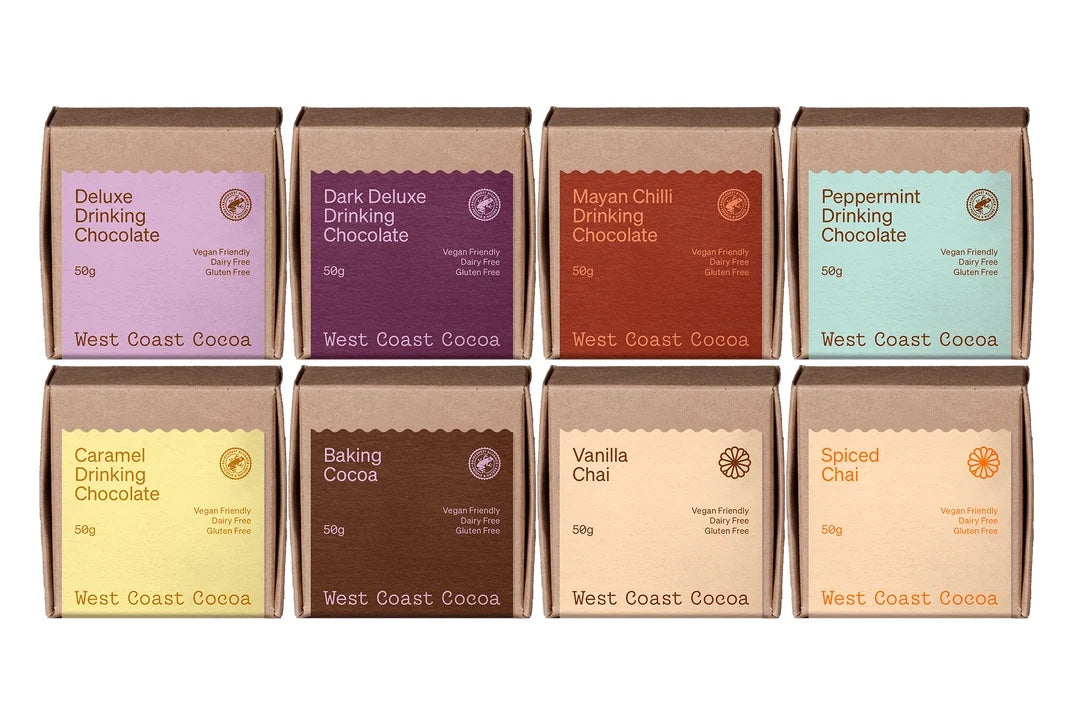 west coast cocoa hot chocolates
