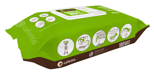 Cafetto Barista Cleaning Wipes 100 Wipe Pack