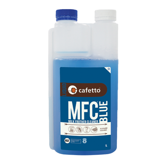Cafetto Blue Alkaline Milk Frother Cleaner (MFC) - 1 Ltr
