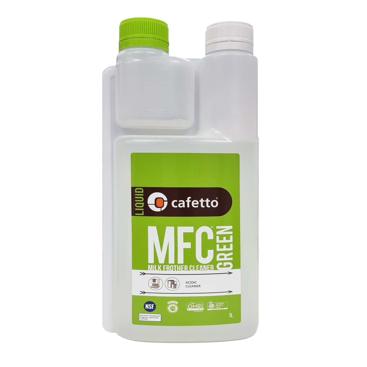 Cafetto Green Milk Frother Cleaner (MFC) - 1 Ltr