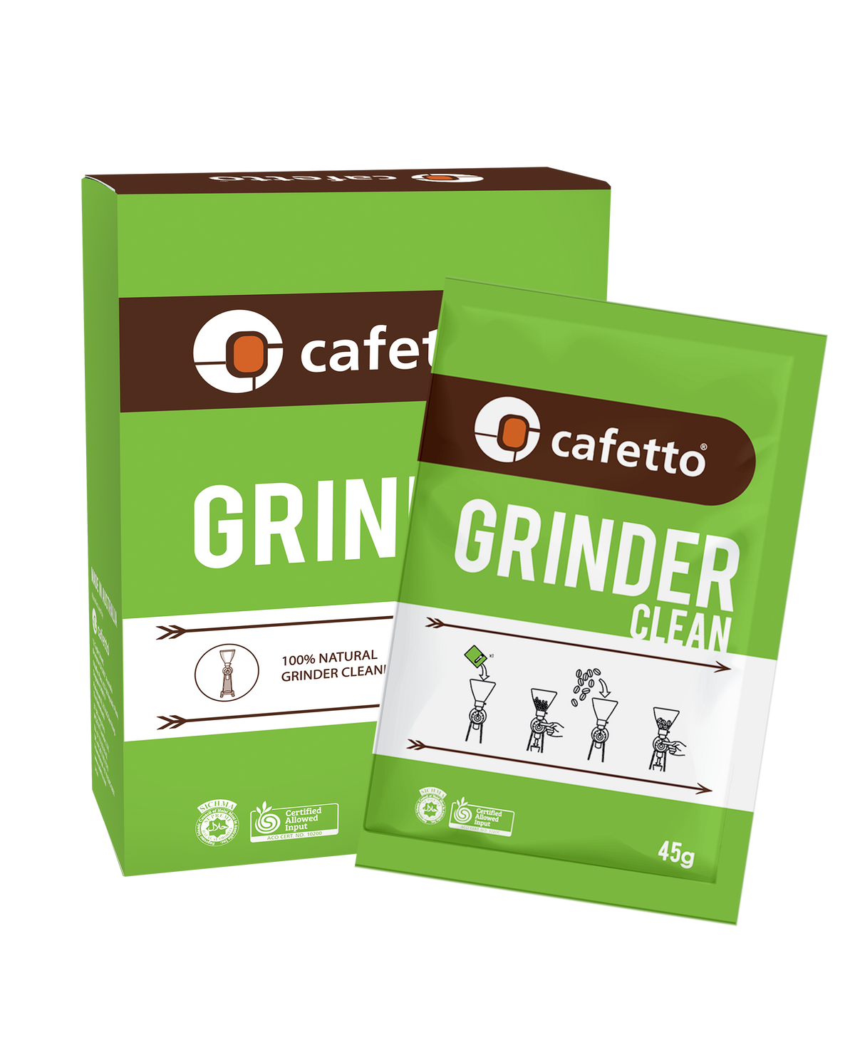 Cafetto Grinder Clean sachets