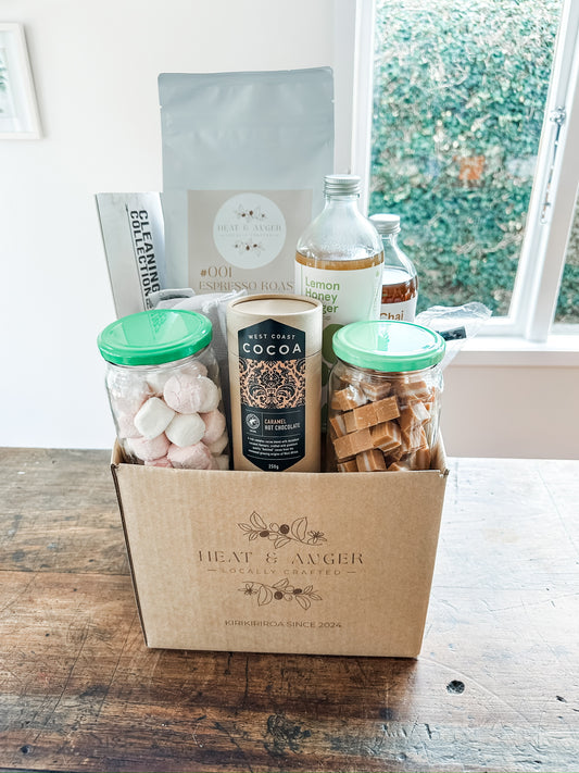 Coffee lover's gift basket