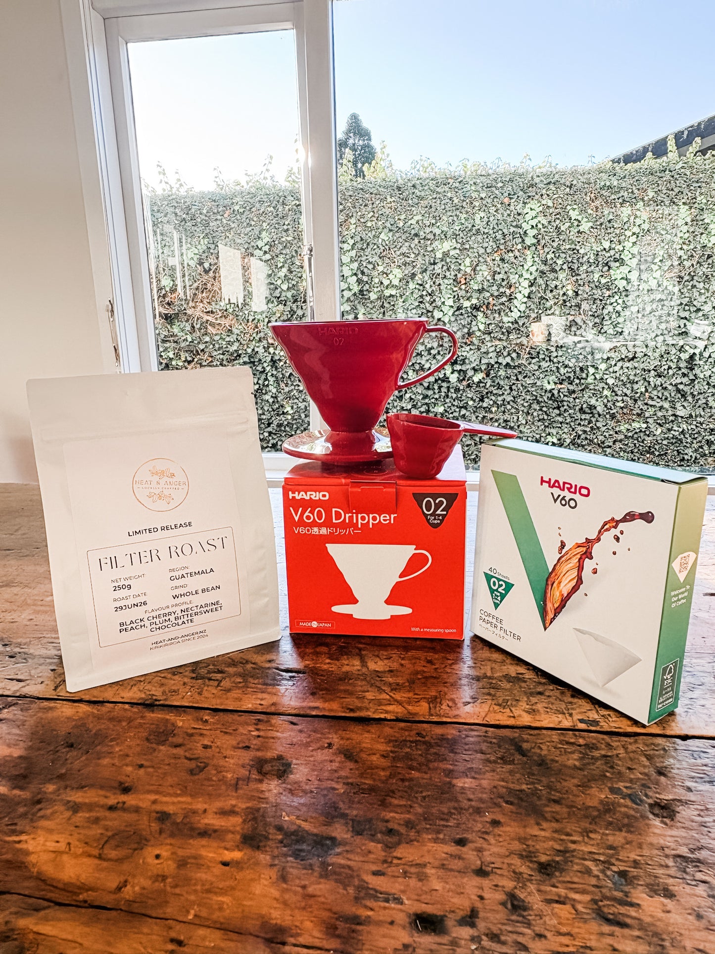 Hario V60 pour-over combo
