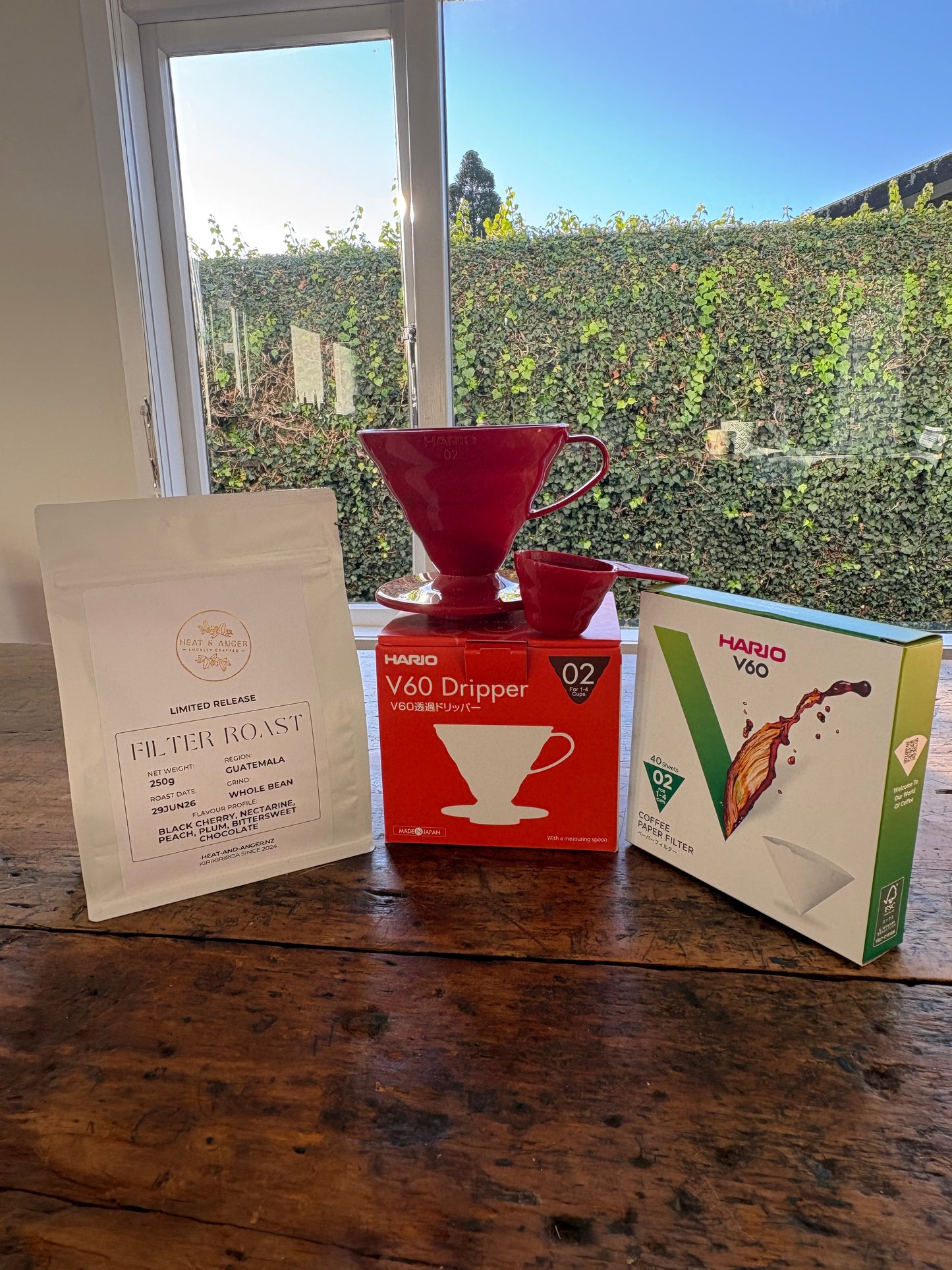 Hario V60 pour-over combo