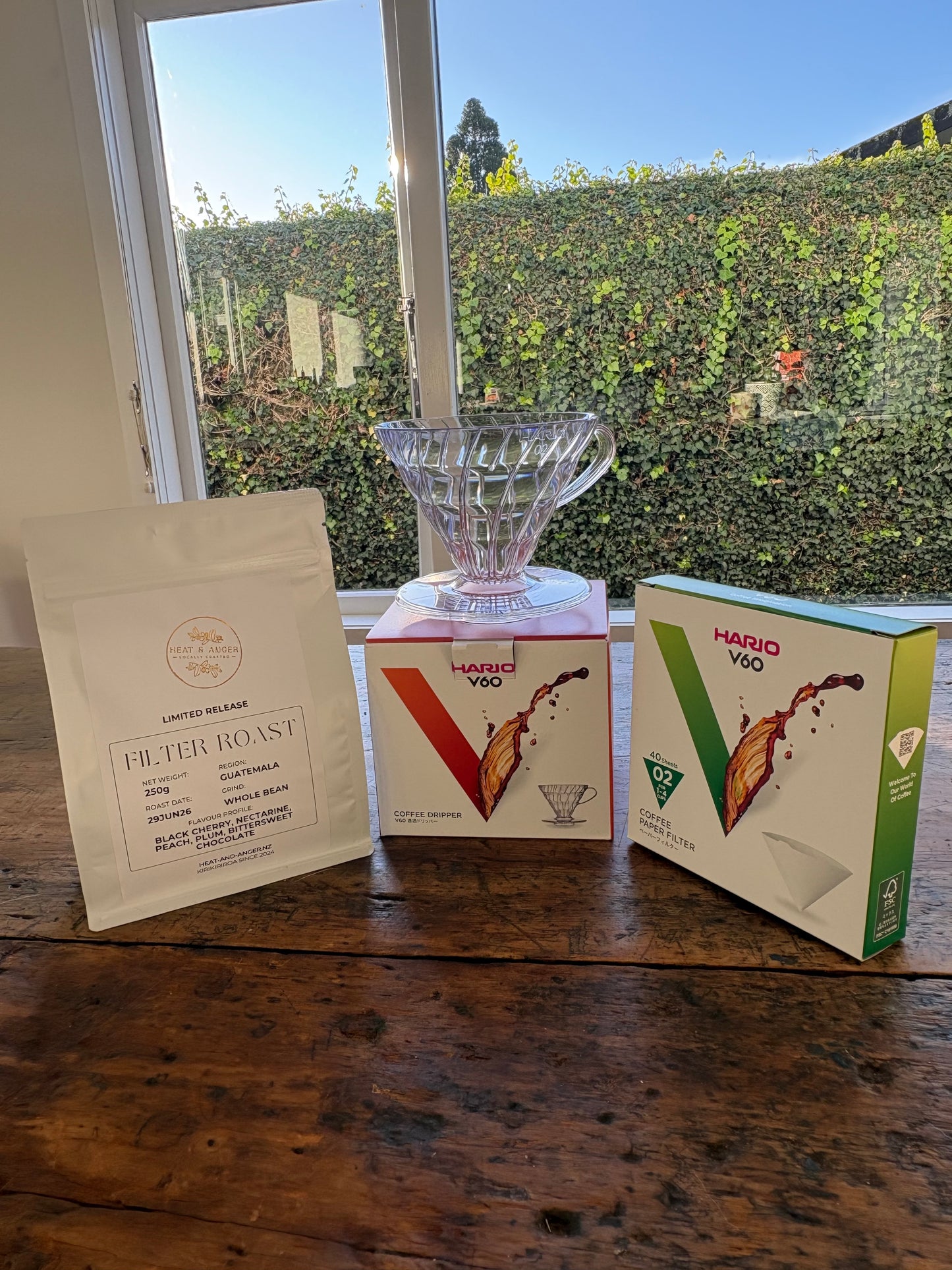 Hario V60 pour-over combo