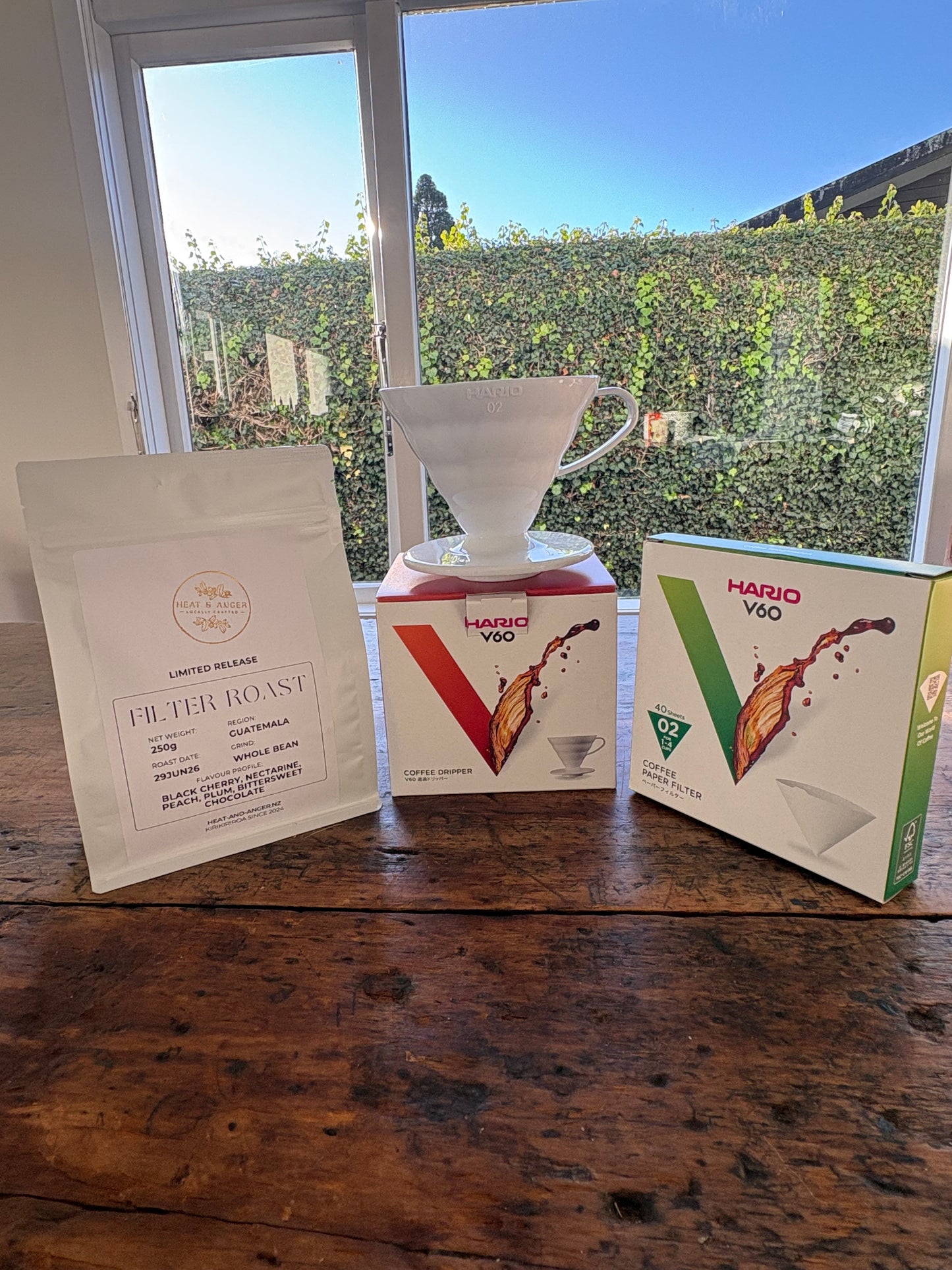 Hario V60 pour-over combo